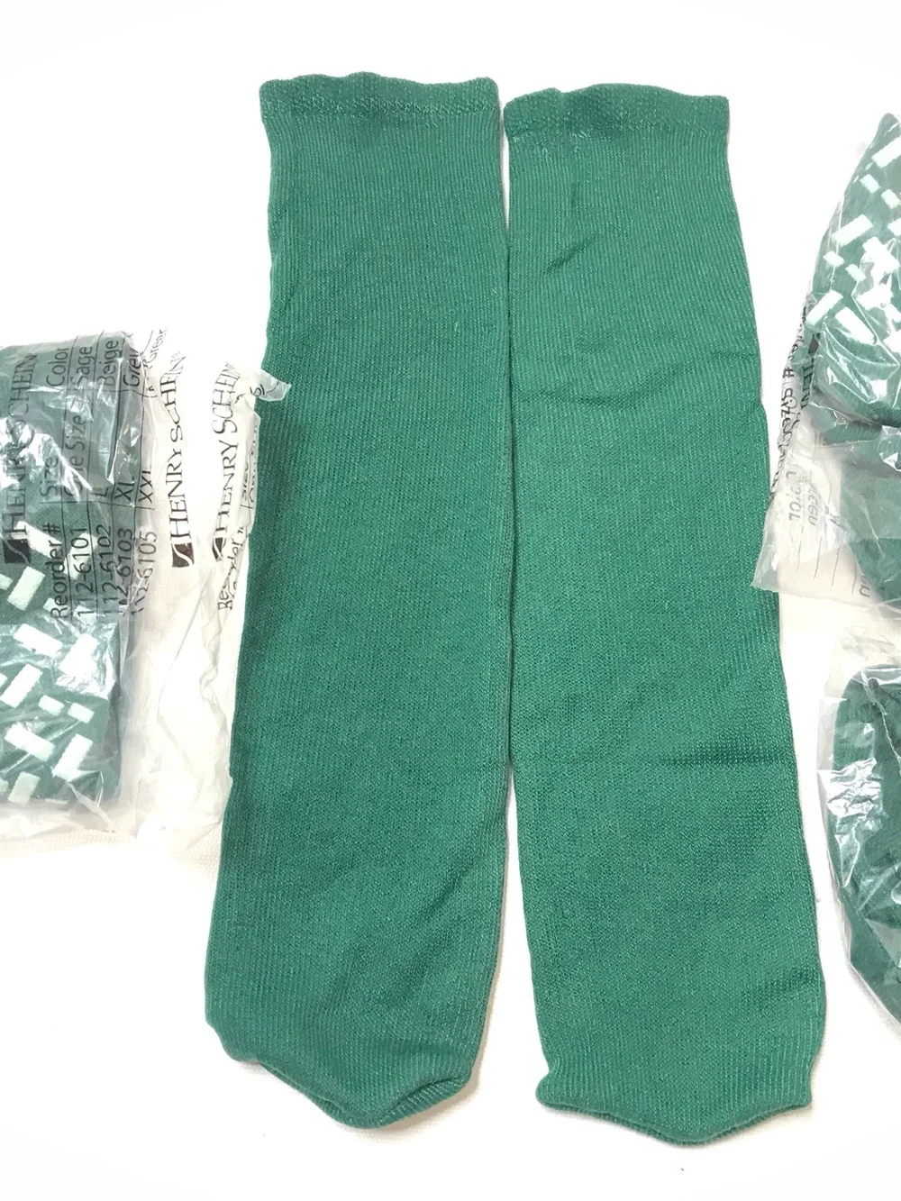 42 Pair Slipper Hospital Socks OS Non Slip Skid Bariatric Green Ankle High New